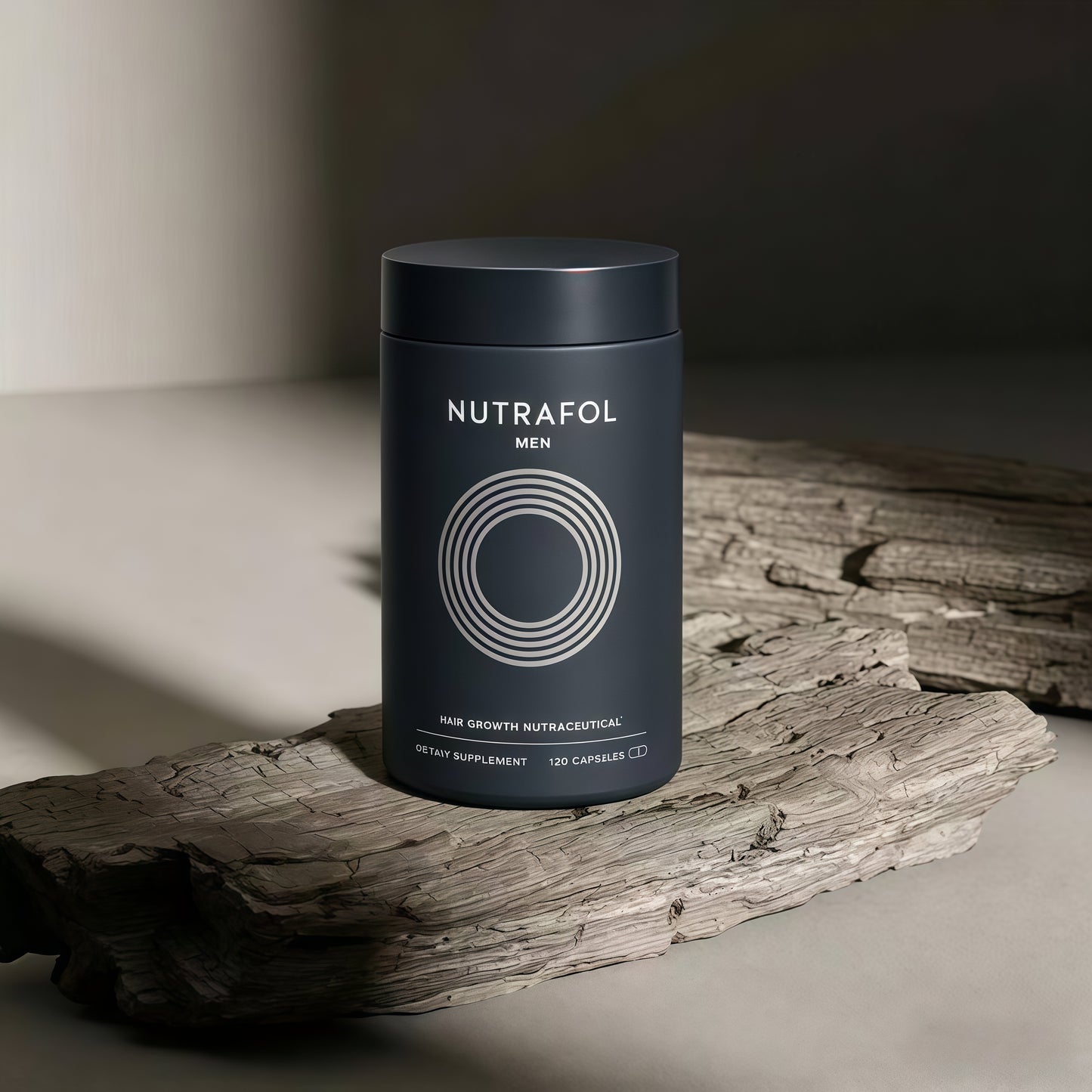 Nutrafol Men's Hair Growth Supplements, Clinically Tested for Visibly Thicker Hair and Scalp Coverage, Dermatologist Recommended - 1 Month Supply